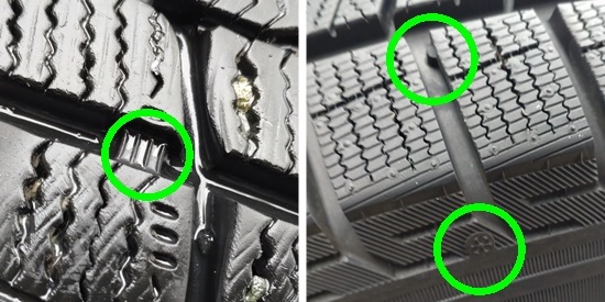 タイヤ交換の目安④スタッドレスタイヤのプラットホームの説明用画像